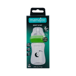 Mamajoo Night&Day Feeding Bottle 270 ml & Anticolic Bottle Teat Slow Flow & Storage Box - Thumbnail