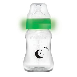 Mamajoo Night & Day Feeding Bottle 270 ml & Orthodontic Design Soothers Black & Pearl with Sterilization & Storage Box / Night & Day 6+ month - Thumbnail