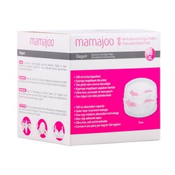 Mamajoo Nipple Protectors Set with Sterilization & Storage Box And Ultra Absorbent Breast Pads 13 cm / 30 pieces - Thumbnail