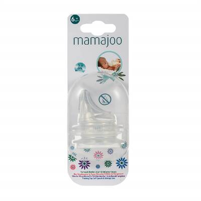 Mamajoo Non Spill Training Cup Black 270ml with Handle & Anticolic Soft Spout 2-pack & Storage Box