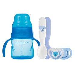  - Mamajoo Non Spill Training Cup Blue 160ml Set
