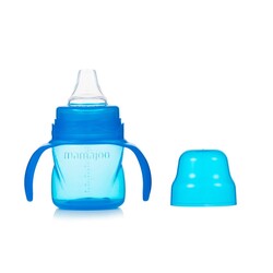 Mamajoo Non Spill Training Cup Blue 160ml with Handle - Thumbnail