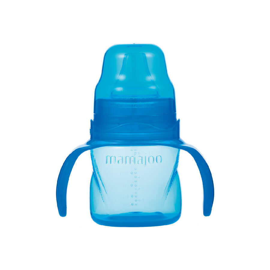 Mamajoo Leak-Proof Training Cups With Handles, Anti-colic, Blue 160 ml, 6 Mo+ - Mamajoo