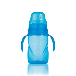 Mamajoo Non Spill Training Cup Blue 270ml with Handle & Anticolic Soft Spout 2-pack & Storage Box - Thumbnail