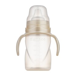 Mamajoo Non Spill Training Cup Pearl 270ml with Handle & Anticolic Bottle Teat Thicker Flow & Storage Box - Thumbnail