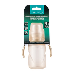 Mamajoo Non Spill Training Cup Pearl 270ml with Handle & Anticolic Soft Spout 2-pack & Storage Box - Thumbnail