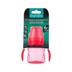 Mamajoo Non Spill Training Cup Pink 160ml Set - Thumbnail