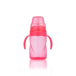  - Mamajoo Non Spill Training Cup Pink 270ml with Handle