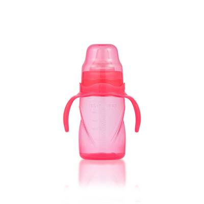 Mamajoo Non Spill Training Cup Pink 270ml with Handle