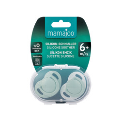 Mamajoo Non Spill Training Cup Powder Green 160ml with Handle & Orthodontic Design Soother Powder Green with Sterilization&Storage Box 6+ months - Thumbnail