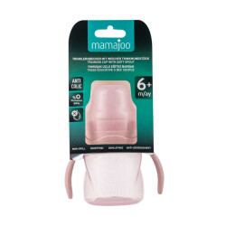 Mamajoo Non Spill Training Cup Powder Pink 160ml with Handle - 8