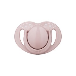 Mamajoo Non Spill Training Cup Powder Pink 160ml with Handle & Orthodontic Design Soother Powder Pink with Sterilization&Storage Box 6+ months - Thumbnail