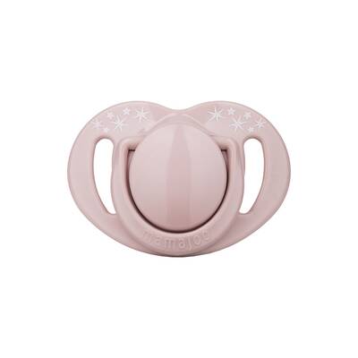 Mamajoo Non Spill Training Cup Powder Pink 160ml with Handle & Orthodontic Design Soother Powder Pink with Sterilization&Storage Box 6+ months