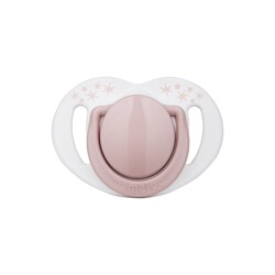 Mamajoo Non Spill Training Cup Powder Pink 160ml with Handle & Orthodontic Design Soother Powder Pink with Sterilization&Storage Box 6+ months - Thumbnail