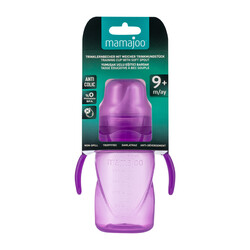 Mamajoo Non Spill Training Cup Purple 270ml with Handle & Anticolic Soft Spout 2-pack & Storage Box - Thumbnail