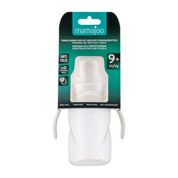 Mamajoo Non Spill Transparent Training Cup with Handle 270 ml - Thumbnail