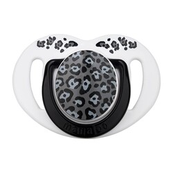 Mamajoo Orthodontic Design Soother Anthracite Leopard with Sterilization & Storage Box 6+ months - Thumbnail