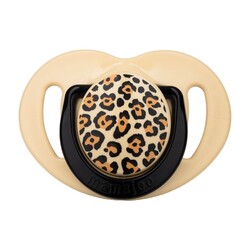 Mamajoo Orthodontic Design Soother Beige Leopard with Sterilization & Storage Box 0+ months - Thumbnail
