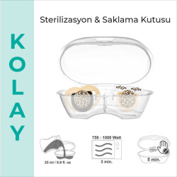 Mamajoo Orthodontic Soother, Beige Leopard, 12+ Mo, Sterilization & Storage Box - 6