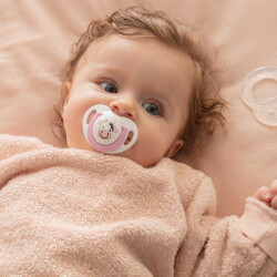 Mamajoo Orthodontic Design Soother Cow & Pink with Storage Box / 0+ Months - 7
