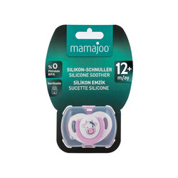 Mamajoo Orthodontic Design Soother Cow & Pink with Storage Box / 12+ Months - Thumbnail