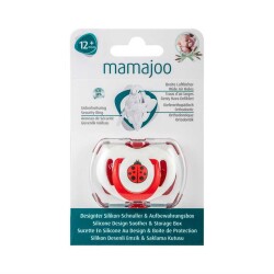 Mamajoo Orthodontic Design Soother Ladybug & Red with Storage Box / 12+ Months - 3