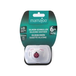 Mamajoo Orthodontic Soother, Red Ladybug, 6+ Mo, Storage Box - 8