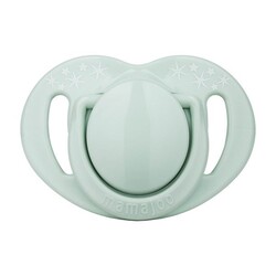 Mamajoo Orthodontic Design Soother Powder Green with Sterilization&Storage Box 12+ months - Thumbnail