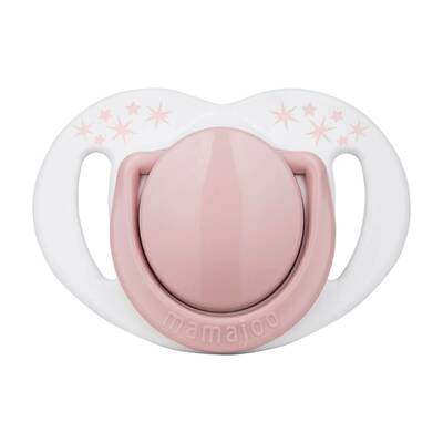 Mamajoo Orthodontic Design Soother Powder Pink with Sterilization&Storage Box 0+ months