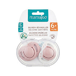 Orthodontic Soother Set 12+ Months Powder Pink | 2 Pack, Silicone, Palate-Friendly | Includes Sterilisation And Storage Case - 8