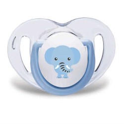 Mamajoo Orthodontic Design Twin Soothers (Blue-Elephant) 0+ months - 2