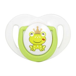 Mamajoo Orthodontic Design Twin Soothers (Green-Frog Prince) 0+ months - 2