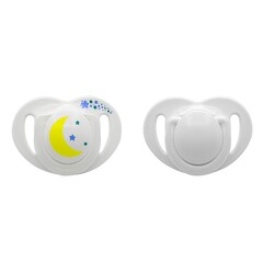 Mamajoo Orthodontic Design Twin Soothers (Night & Day) 6+ months - Thumbnail