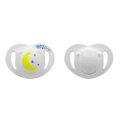 Mamajoo Orthodontic Design Twin Soothers (Night & Day) 6+ months - 5