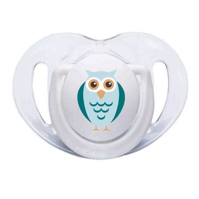 Mamajoo Orthodontic Design Twin Soothers (White-Owl) 12+ months