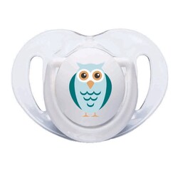 Mamajoo Orthodontic Design Twin Soothers (White-Owl) 6+ months - Thumbnail