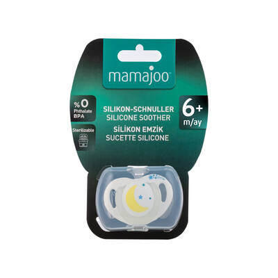 Mamajoo Orthodontic Soother Night & Day with Storage Box / 6+ Months