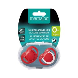 Mamajoo Ortodontik Damaklı Emzik, Yılbaşı Özel Koleksiyonu, 0+ Ay, Saklama Kutulu, İkili Set - 6