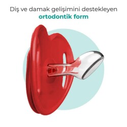 Mamajoo Ortodontik Damaklı Emzik, Yılbaşı Özel Koleksiyonu, 12+ Ay, Saklama Kutulu, İkili Set - 3