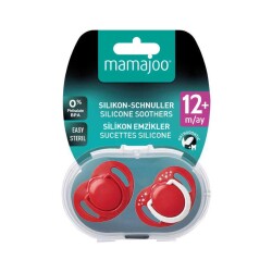 Mamajoo Ortodontik Damaklı Emzik, Yılbaşı Özel Koleksiyonu, 12+ Ay, Saklama Kutulu, İkili Set - 7