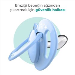 Mamajoo Ortodontik Damaklı Emzik, Powder Blue, 6+ Ay, Emzik Saklama & Sterilizasyon Kutulu, İkili Set - 4
