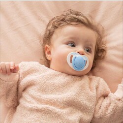 Mamajoo Ortodontik Damaklı Emzik, Powder Blue, 6+ Ay, Emzik Saklama & Sterilizasyon Kutulu, İkili Set - 7