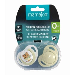 Mamajoo Ortodontik Emzik, Ekru Kaplan, 0+ Ay, Saklama & Sterilizasyon Kutulu, İkili - 7