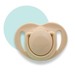 Mamajoo Ortodontik Emzik Seti 12 Ay+ Ekru & Kaplan | İkili, Silikon, Damaklı | Sterilizasyon & Saklama Kabı Hediyeli - 5