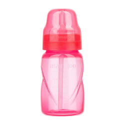 Mamajoo Akıtmaz Pipetli Bardak, 270 ml, Pembe, 12+ Ay, 1 Adet - Mamajoo