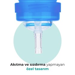 Mamajoo Akıtmaz Pipetli Bardak, 270 ml, Mavi, 12+ Ay, 1 Adet - 5
