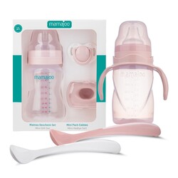 Mamajoo - Mamajoo Powder Biberon Seti 250ml / Powder Pink