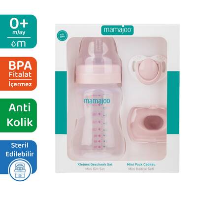 Mamajoo Powder Bottle Set 250ml / Powder Pink