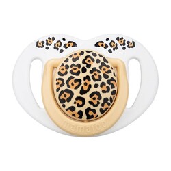 Mamajoo kieferorthopädische Design Schnuller Beige Leopard mit Sterilisations- und Aufbewahrungsbox / 6+ Monate - Thumbnail