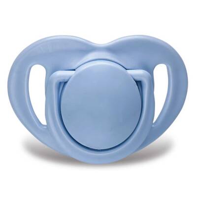 Mamajoo 2 x kieferorthopädische Design Schnuller Elefant & Blau /12+ Monate